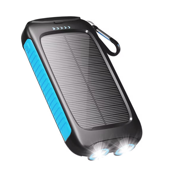 Solar powered powerbank